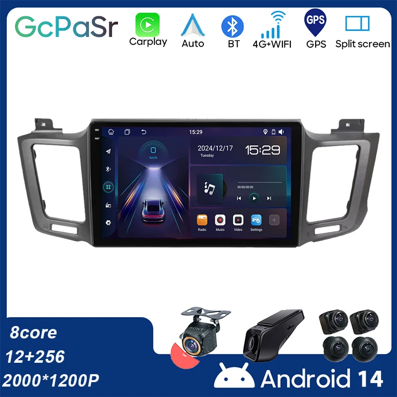 CarPlay 4G Car Android Auto FOR Toyota RAV4 RAV 4 XA40 2012-2019 Radio Stereo Head Unit Multimedia Player GPS Navigation 5G WIFI
CarPlay 4G Car Android Auto FOR Toyota RAV4 RAV 4 XA40 2012-2019 Radio Stereo Head Unit Multimedia Player GPS Navigation 5G WIFI