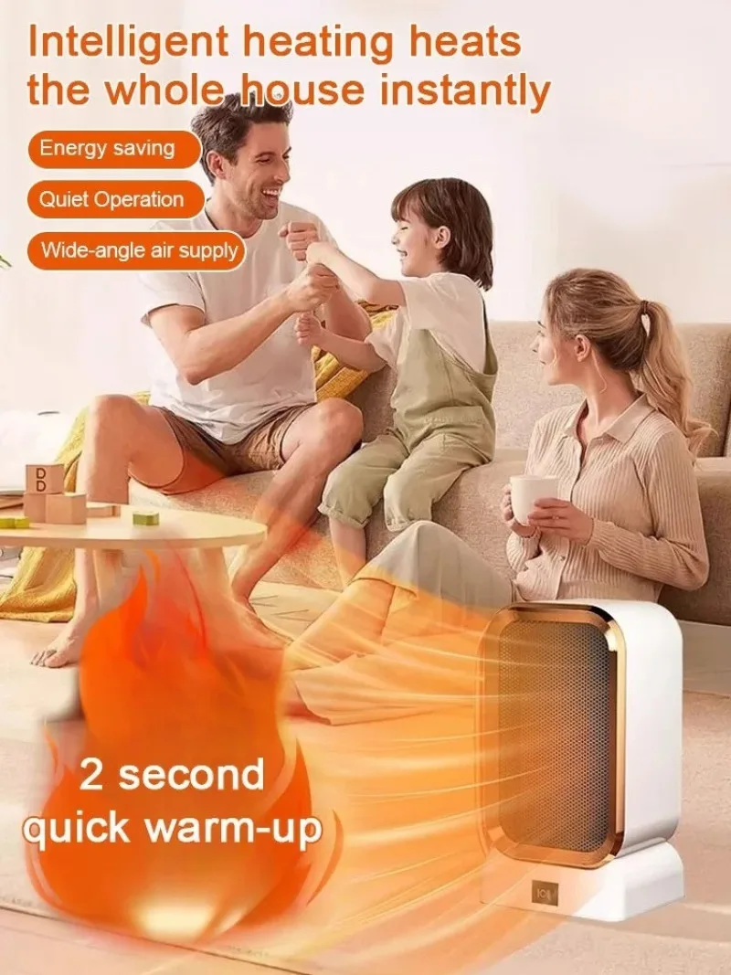 【Вилка европейского/американского/британского стандарта】2-скоростной регулируемый домашний обогреватель PTC, настольный мощный обогреватель, безопасность выключения питания, быстрый нагрев
【Вилка европейского/американского/британского стандарта】2-скоростной регулируемый домашний обогреватель PTC, настольный мощный обогреватель, безопасность выключения питания, быстрый нагрев