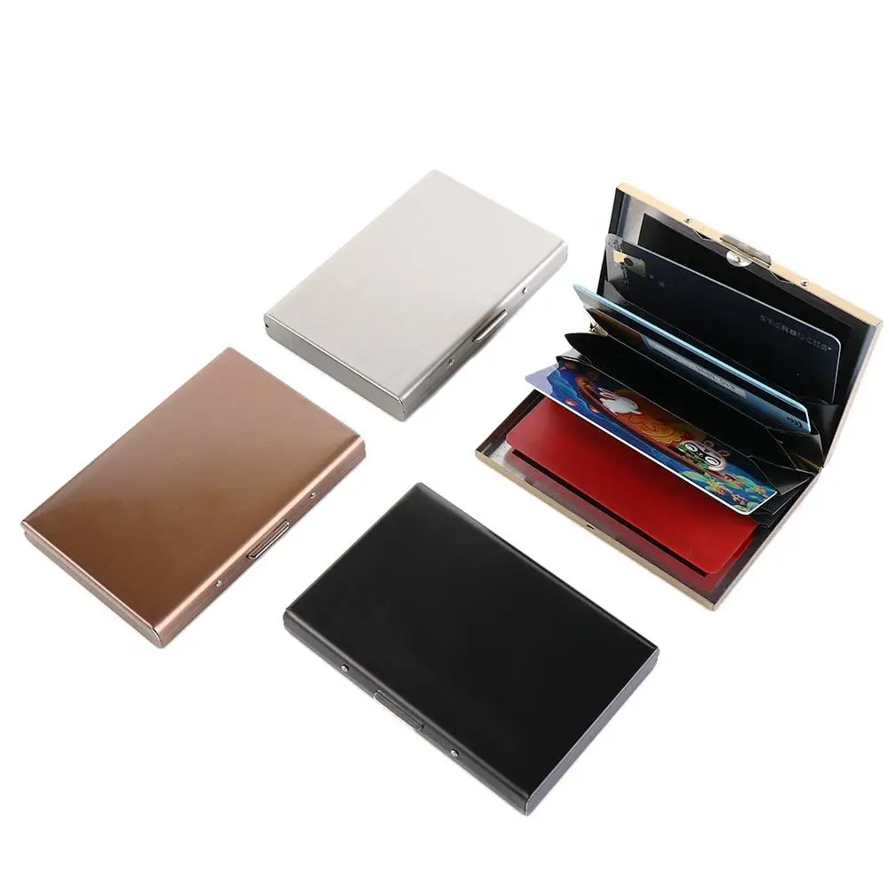 ID Document Credit Card 6 Cards Multi-card Bit RFID Card Holder Bank Card Case Business Card Holder Card Antimagnetic Case
ID Document Credit Card 6 Cards Multi-card Bit RFID Card Holder Bank Card Case Business Card Holder Card Antimagnetic Case