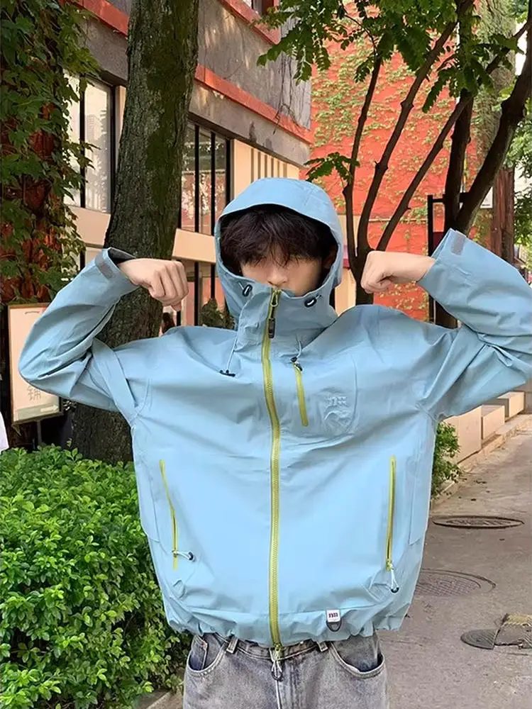 Men's Outdoor Climbing Jaet Autumn Season Waterproof Ox Fabric Loose Fit Hooded Zipper Closure Couples Functional Sle...
Men's Outdoor Climbing Jaet Autumn Season Waterproof Ox Fabric Loose Fit Hooded Zipper Closure Couples Functional Sle...