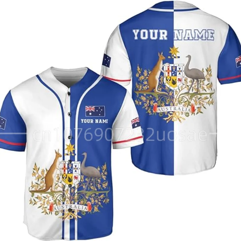 New Australia Flag Baseball Jersey Free Custom Name Men's and Women's Baseball Jersey 3D Printed Mesh Casual Baseball Shirt
New Australia Flag Baseball Jersey Free Custom Name Men's and Women's Baseball Jersey 3D Printed Mesh Casual Baseball Shirt