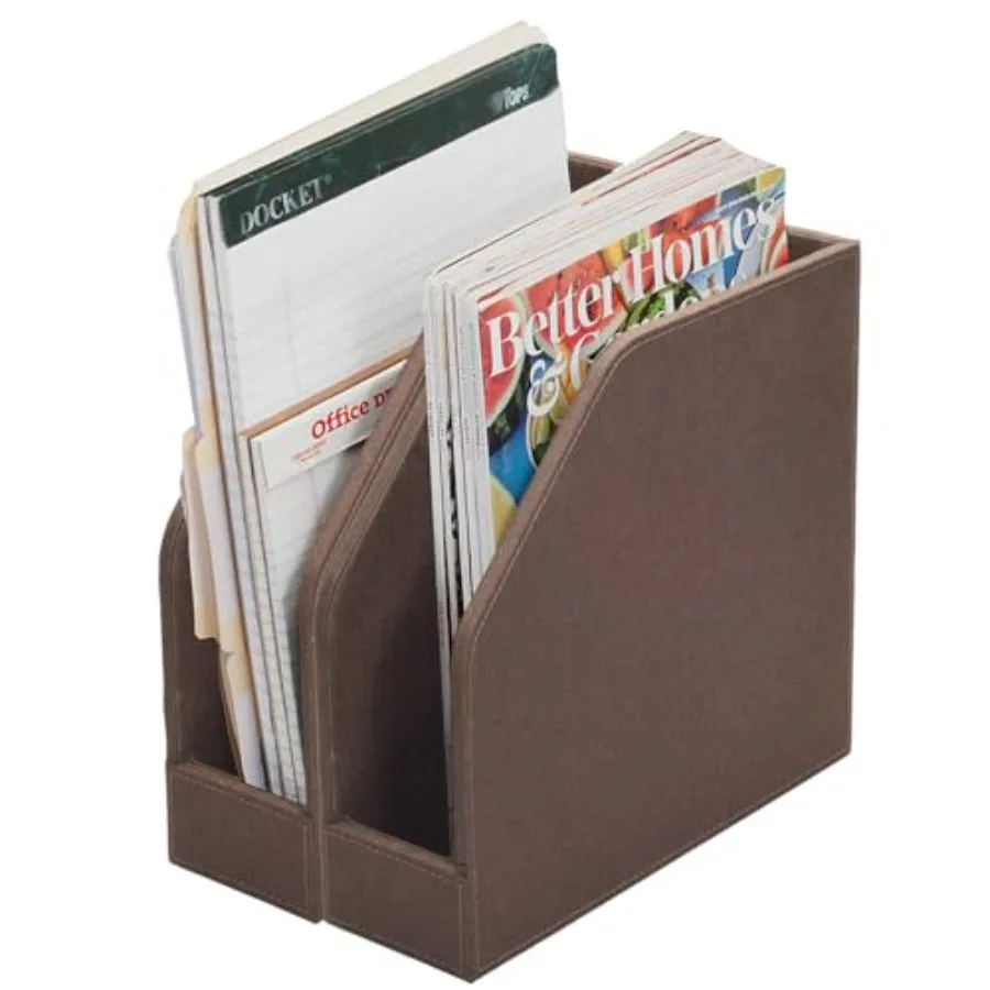 Executive Brown Cloth Fabric Vertical File Holders - 2 Piece Combo
Executive Brown Cloth Fabric Vertical File Holders - 2 Piece Combo