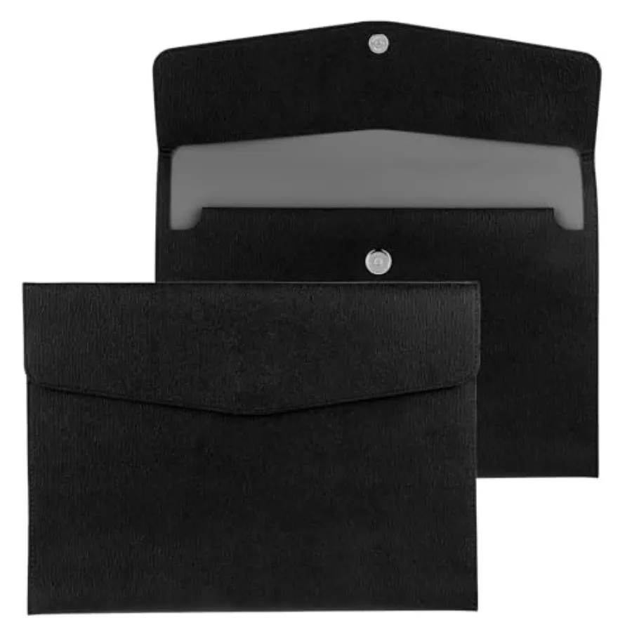 Document File Folder, 1Pcs PU Leather A4 Envelope Folder Expanding File Organizer Waterproof Portfolio Black Storage Case with
Document File Folder, 1Pcs PU Leather A4 Envelope Folder Expanding File Organizer Waterproof Portfolio Black Storage Case with