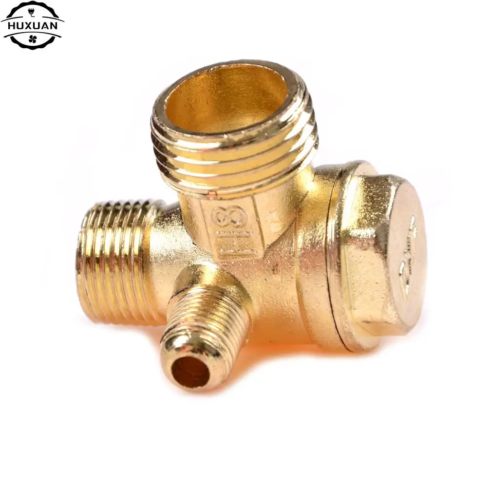 1PCS Thread 90 Degree 3 Port Brass Central Pneumatic Valves Air Compressor Check Valve DIY Home Tools
1PCS Thread 90 Degree 3 Port Brass Central Pneumatic Valves Air Compressor Check Valve DIY Home Tools