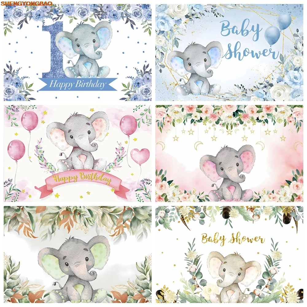 Elephant Backdrop Newborn Baby Shower Girl Boy Birthday Party Custom Photography Background Decor Banner Photo Studio Photozone
Elephant Backdrop Newborn Baby Shower Girl Boy Birthday Party Custom Photography Background Decor Banner Photo Studio Photozone