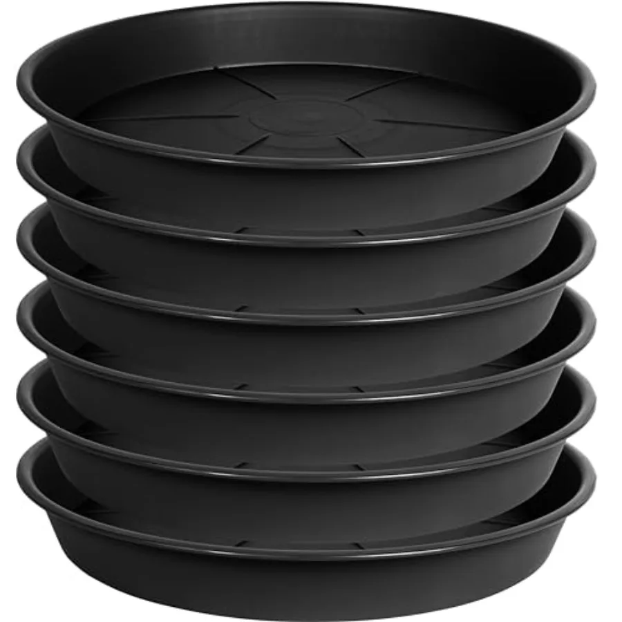 6 Pack of Plant Saucer 4 inch, Heavy Duty Plastic Pot Plant Drip Trays Saucers for Indoors Outdoor
6 Pack of Plant Saucer 4 inch, Heavy Duty Plastic Pot Plant Drip Trays Saucers for Indoors Outdoor