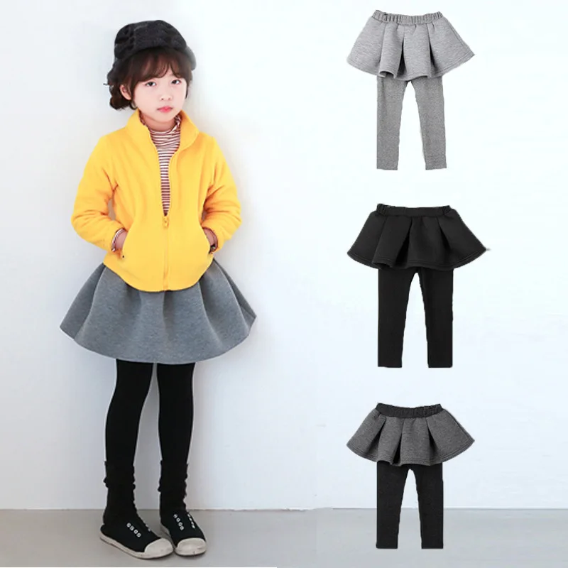 2022 Winter New Children's Fake Two-piece Air Layer Culottes Spring Autumn Knitted Girls Leggings for Kids Fashion Pantskirt
2022 Winter New Children's Fake Two-piece Air Layer Culottes Spring Autumn Knitted Girls Leggings for Kids Fashion Pantskirt
