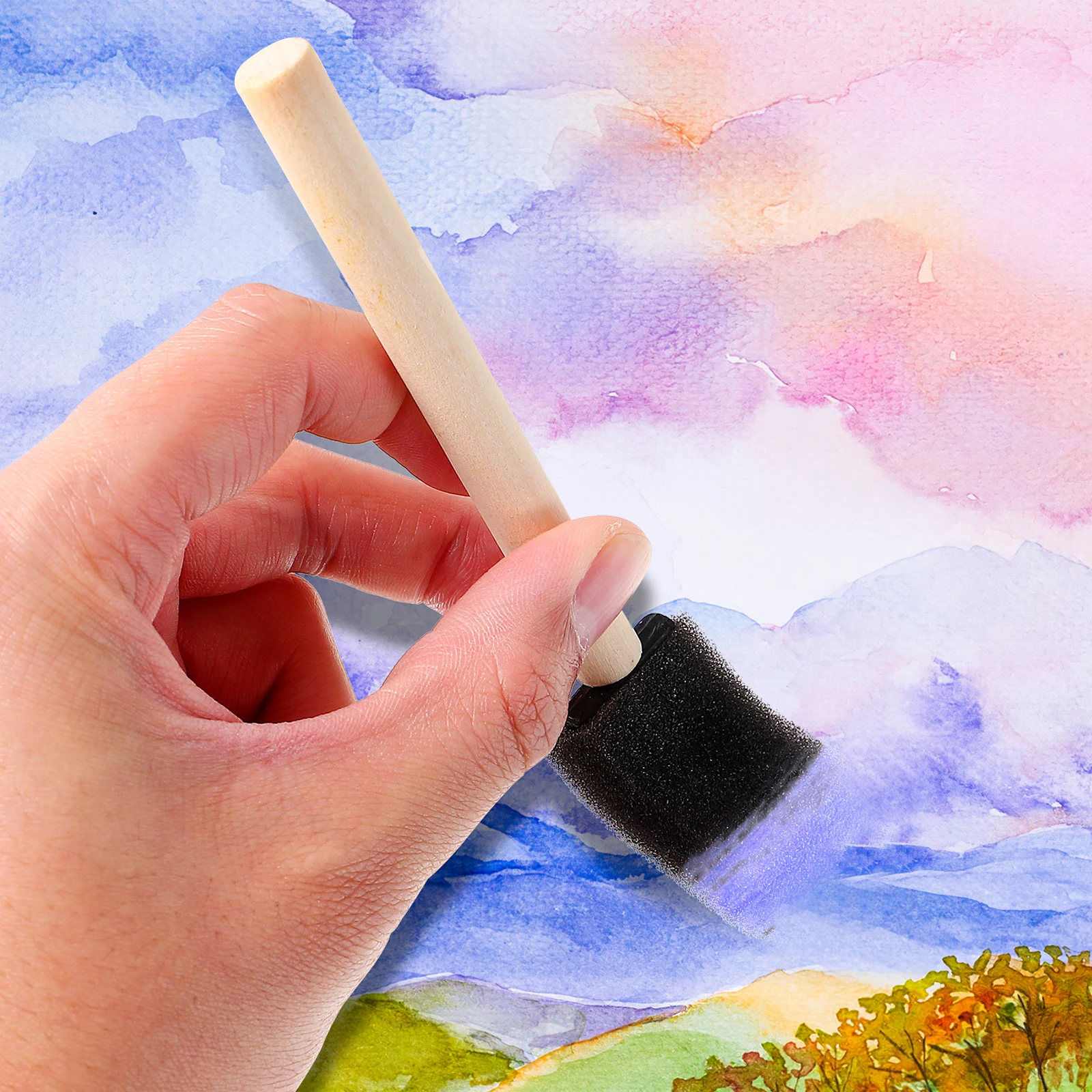 25 Pcs Painting Brush Wooden H for Kids Graffiti Sponge Brush Kids Graffiti Drawing Tools Art Craft Supplies Paintbrush
25 Pcs Painting Brush Wooden H for Kids Graffiti Sponge Brush Kids Graffiti Drawing Tools Art Craft Supplies Paintbrush