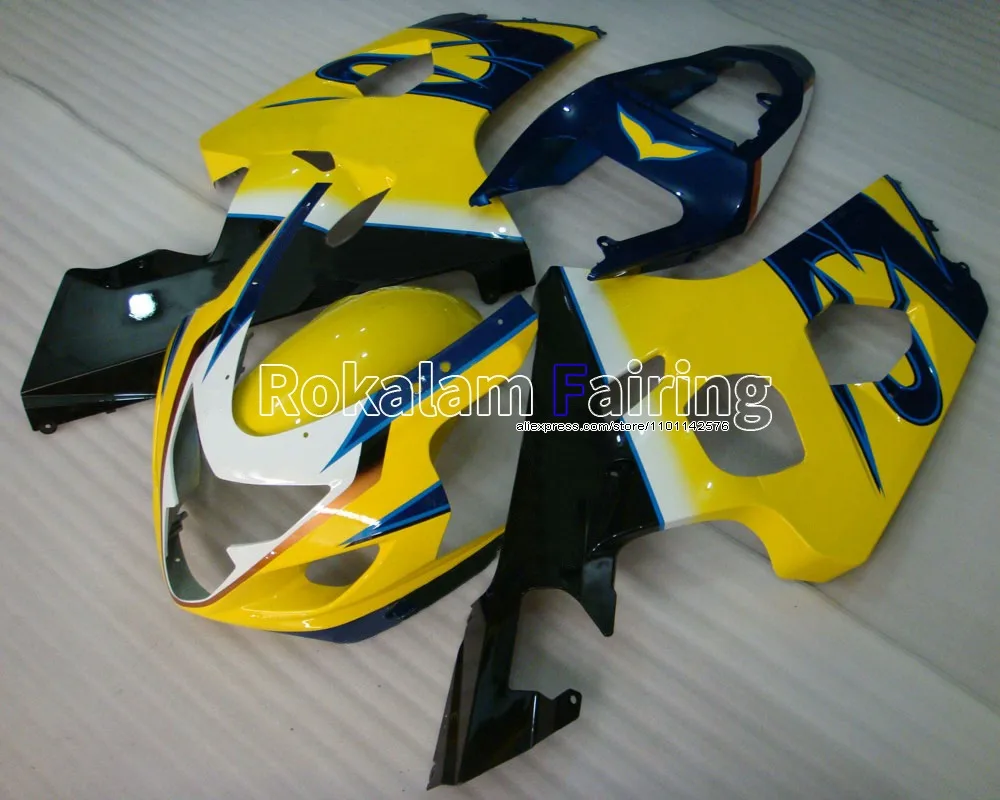 For Suzuki GSXR600 GSXR750 K4 2004 2005 GSX-R600 GSX-R750 04 05 Yellow Black Motorcycle Fairing (Injection molding)
For Suzuki GSXR600 GSXR750 K4 2004 2005 GSX-R600 GSX-R750 04 05 Yellow Black Motorcycle Fairing (Injection molding)