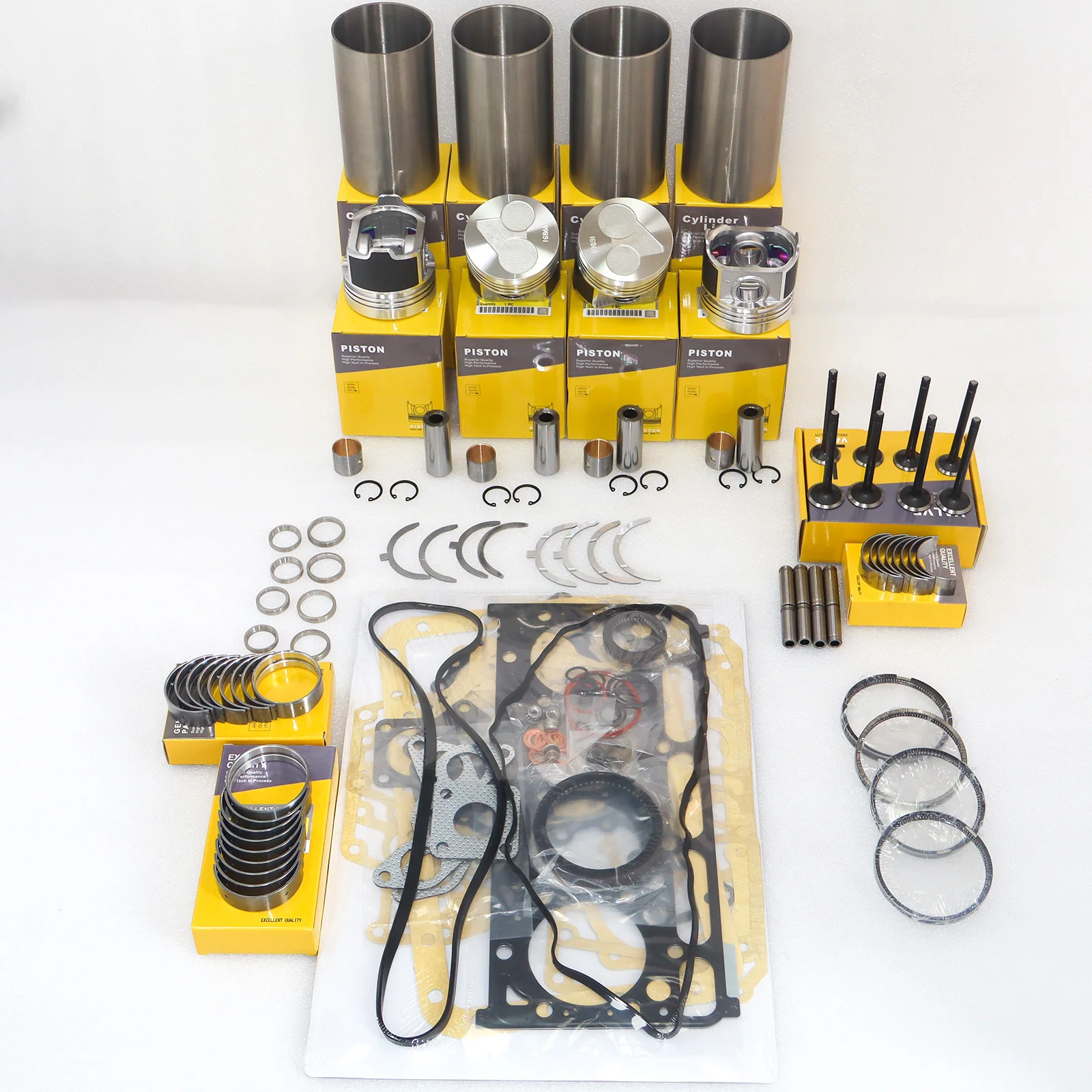 STD V2203 Engine Overhaul Rebuild Kit Compatible for Kubota V2203E V2203T Engine 87MM/17331-21050
STD V2203 Engine Overhaul Rebuild Kit Compatible for Kubota V2203E V2203T Engine 87MM/17331-21050