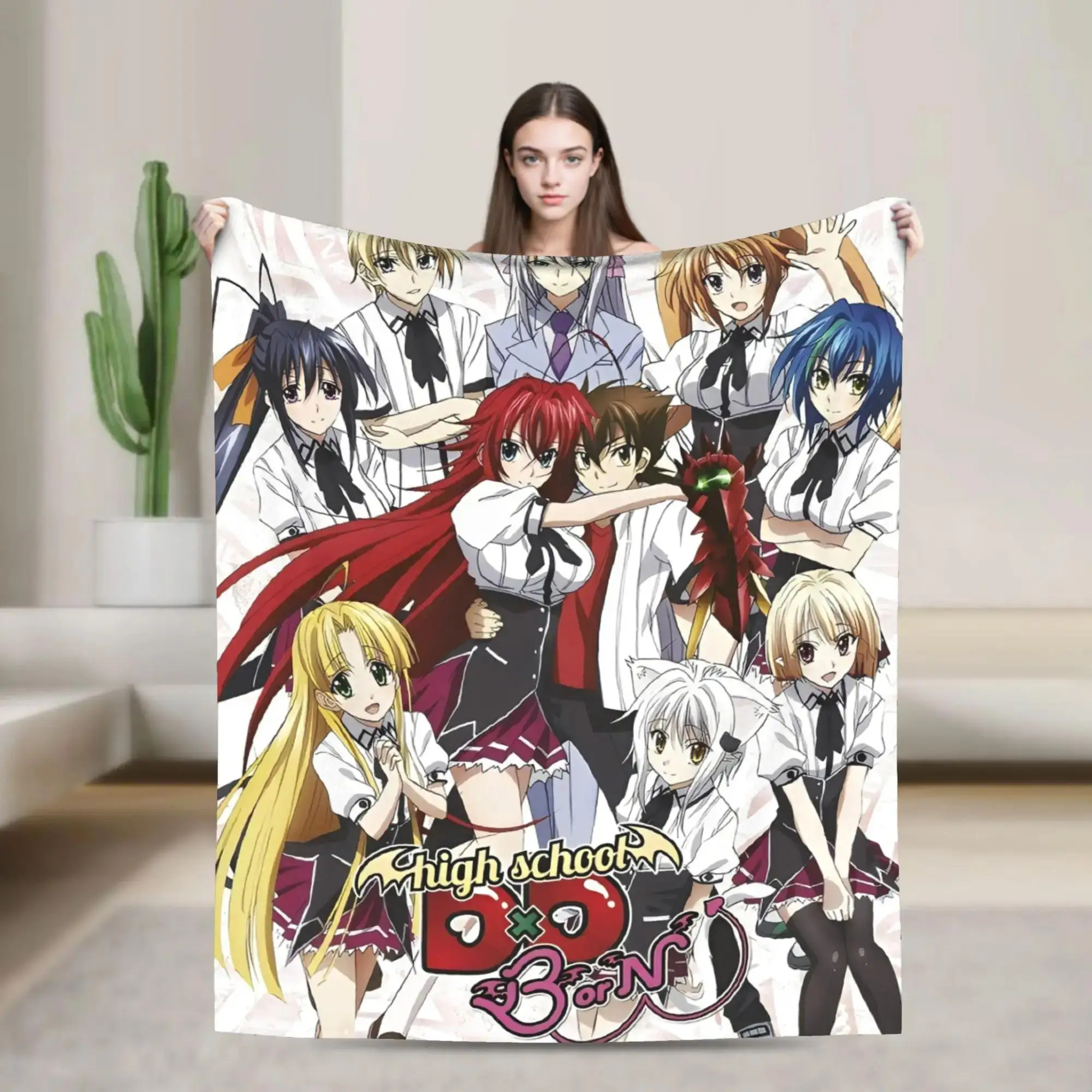 High School DxD Anime Soft Plush Throw Blanket for Sofa Bed Home Decor Flannel Blanket Funny Design Comfortable Cover
High School DxD Anime Soft Plush Throw Blanket for Sofa Bed Home Decor Flannel Blanket Funny Design Comfortable Cover