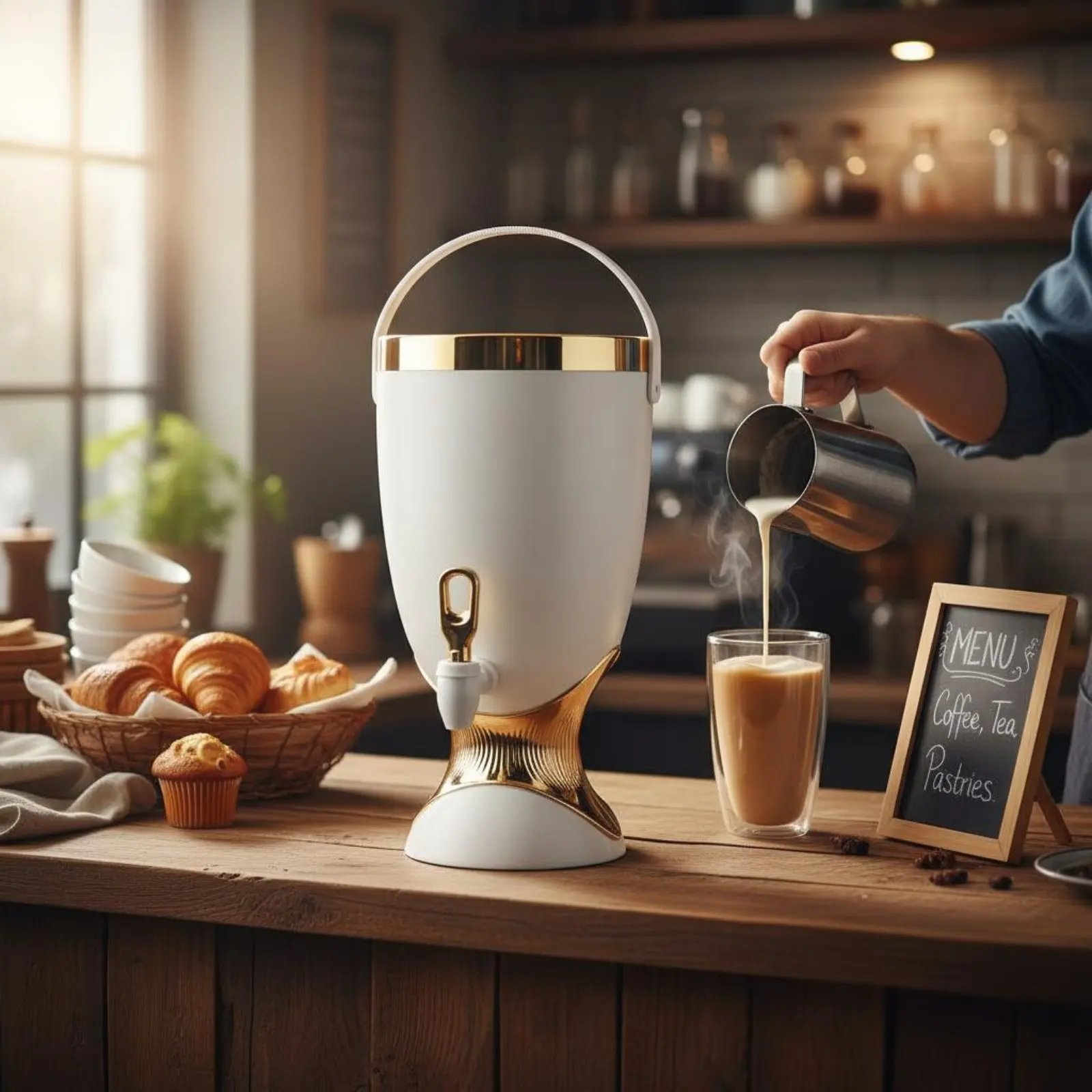 Milk Tea Insulation Container Portable Thermal Beverage Server with Spigot Thermal Drink Dispenser Large Capacity
Milk Tea Insulation Container Portable Thermal Beverage Server with Spigot Thermal Drink Dispenser Large Capacity