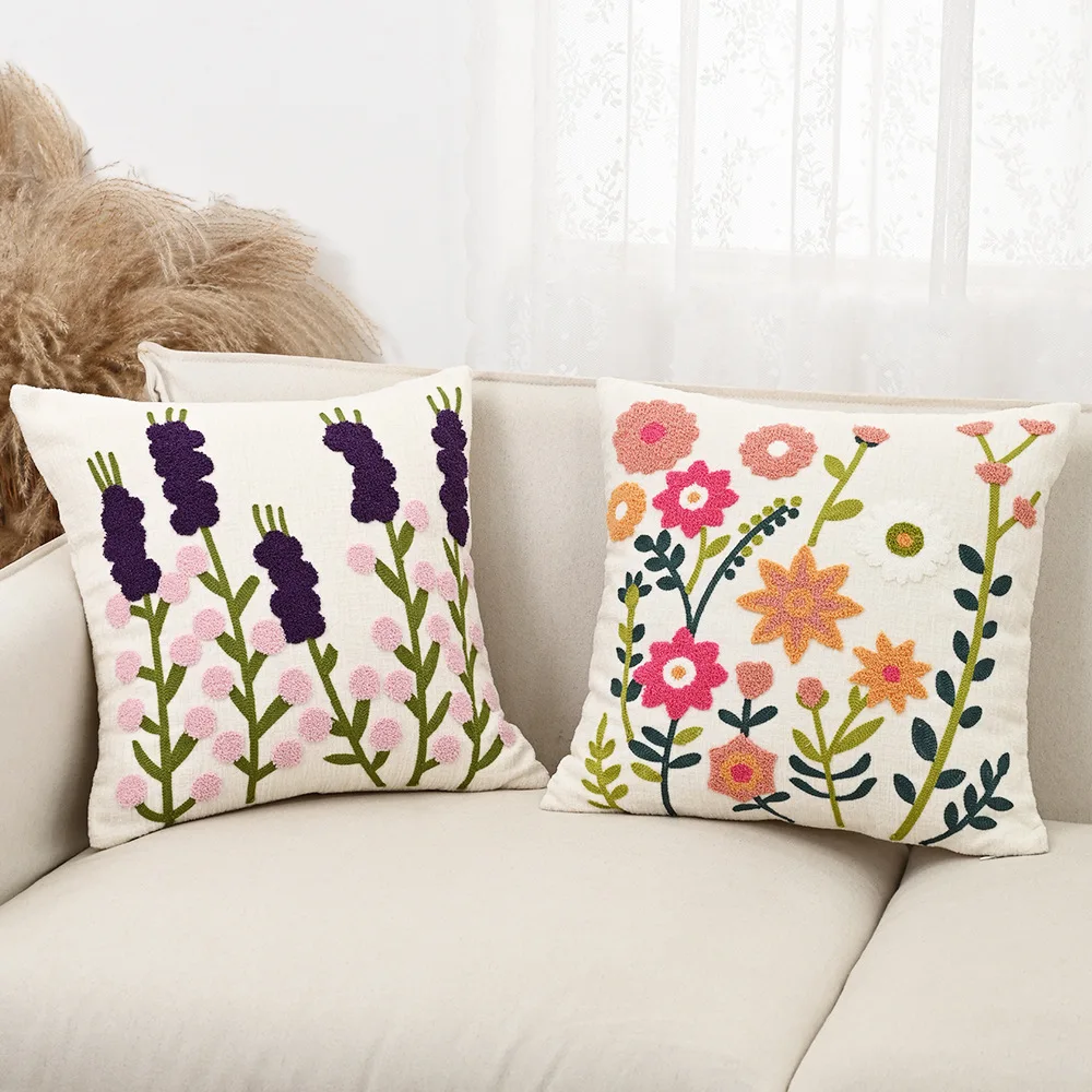 Chenille Embroidered Throw Pillow Case Cojines 45X45 Flower Pattern Decoration Living Room Sofa Bedroom Pillow Cushion Covers
Chenille Embroidered Throw Pillow Case Cojines 45X45 Flower Pattern Decoration Living Room Sofa Bedroom Pillow Cushion Covers