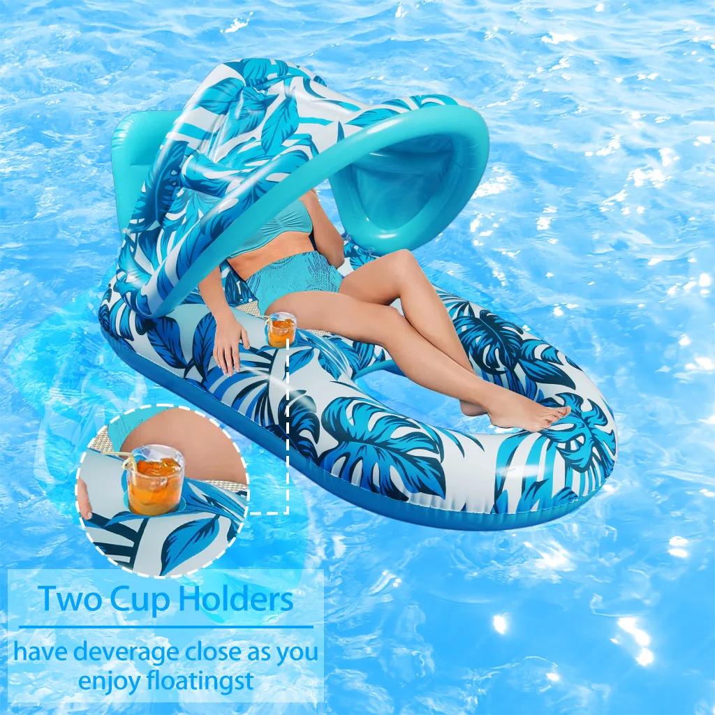 2025 Beach Folding Hammocks with Sunshade Inflatable Water Sleeping Bed PVC Floating Lounger Air Mattress Outdoor Swimming Toys
2025 Beach Folding Hammocks with Sunshade Inflatable Water Sleeping Bed PVC Floating Lounger Air Mattress Outdoor Swimming Toys