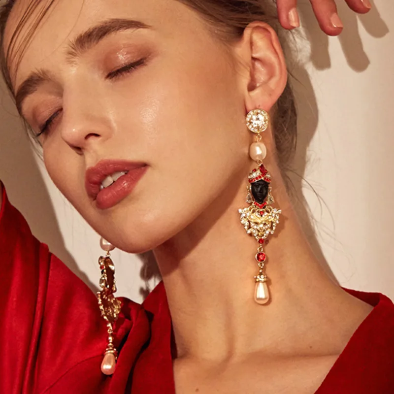 Romantic long big earrings for woman Pendientes mujer серьги женские boucle d’oreille femmes
Romantic long big earrings for woman Pendientes mujer серьги женские boucle d’oreille femmes