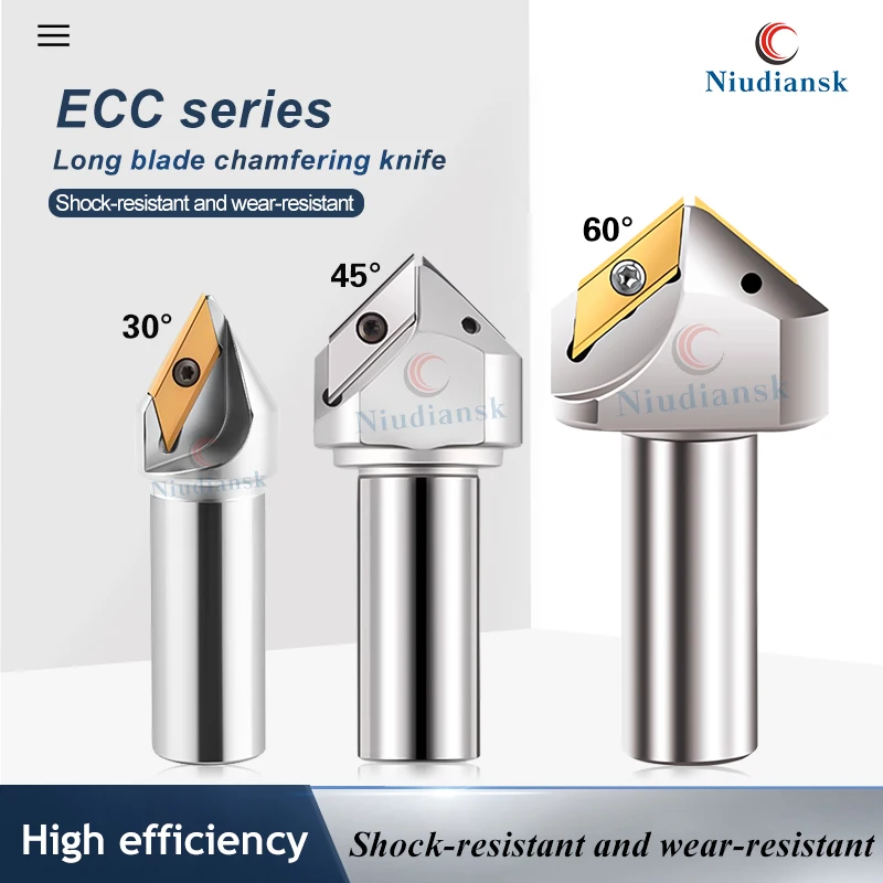 ECC31005R-30/45/60 Large Blade Chamfering Shank Lathe Tool XCET310404-45 Blade Disposable Long Edge Chamfering Knife 30° 45° 60°
ECC31005R-30/45/60 Large Blade Chamfering Shank Lathe Tool XCET310404-45 Blade Disposable Long Edge Chamfering Knife 30° 45° 60°