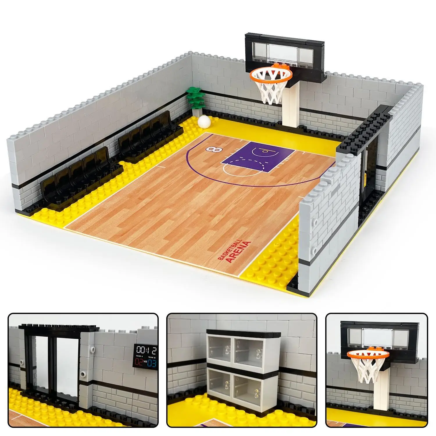 Basketball Court Bricks City Creativity DIY Building Block Baseplate Parts for Basketball Star Figures Children Toys Gift
Basketball Court Bricks City Creativity DIY Building Block Baseplate Parts for Basketball Star Figures Children Toys Gift