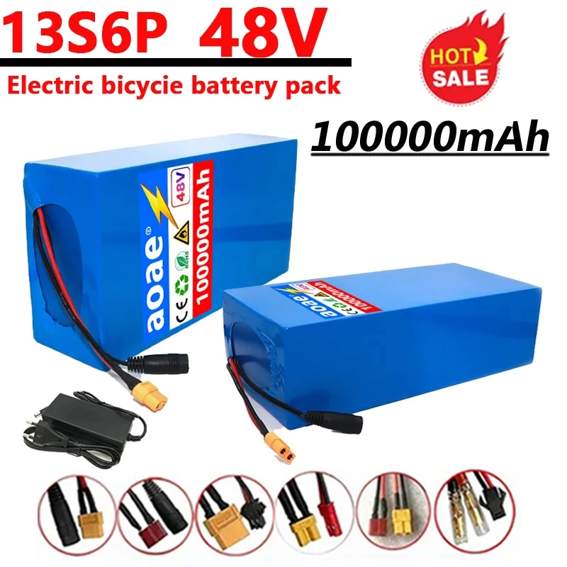 Original 13S6P 48V 100Ah 18650 Lithium Battery Pack 1000W High Power built-in 50A BMS for power tool backup battery
Original 13S6P 48V 100Ah 18650 Lithium Battery Pack 1000W High Power built-in 50A BMS for power tool backup battery