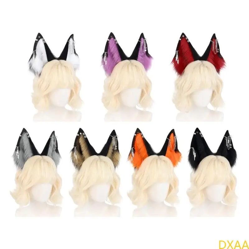 DXAA Plush Animal Ear Hairband Roleplay Hairhoop For Carnivals Costume Character Event
DXAA Plush Animal Ear Hairband Roleplay Hairhoop For Carnivals Costume Character Event