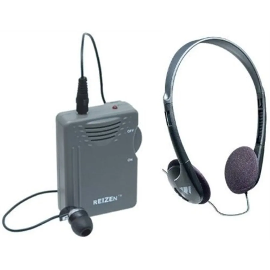 Elite Package: Loud Ear 120dB Gain Personal Amplifier for outdoor use, ABS plastic body, black color, ultra-portable with adjus
Elite Package: Loud Ear 120dB Gain Personal Amplifier for outdoor use, ABS plastic body, black color, ultra-portable with adjus