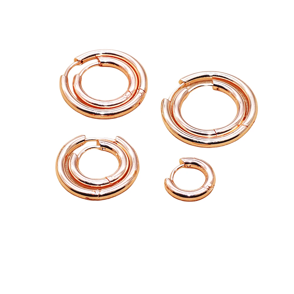 BTG02 Titanium Men Women Hoop Earrings Rose Gold Color Circle 2.5mm 316l Stainless Steel Earring IP Plating No Fade Allergy Free
BTG02 Titanium Men Women Hoop Earrings Rose Gold Color Circle 2.5mm 316l Stainless Steel Earring IP Plating No Fade Allergy Free