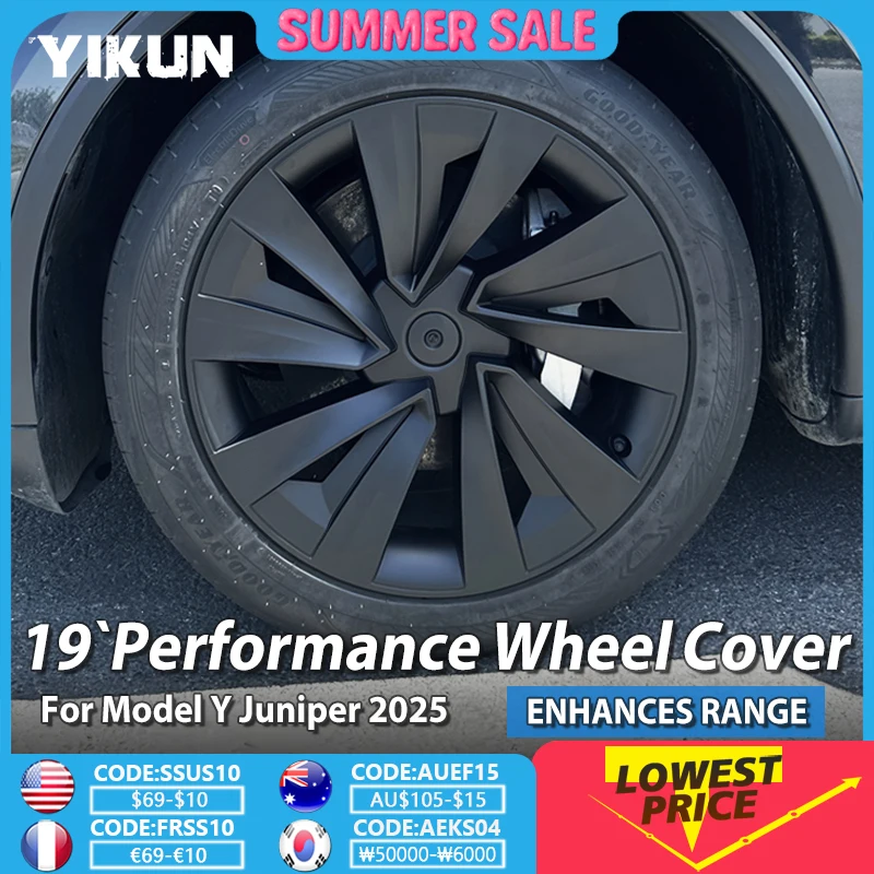 4PCS Hub Caps for Tesla Model Y Juniper 19-Inch Wheel Cover Performance Replacement Automobile Hubcaps Full Rim Accessories 2025
4PCS Hub Caps for Tesla Model Y Juniper 19-Inch Wheel Cover Performance Replacement Automobile Hubcaps Full Rim Accessories 2025
