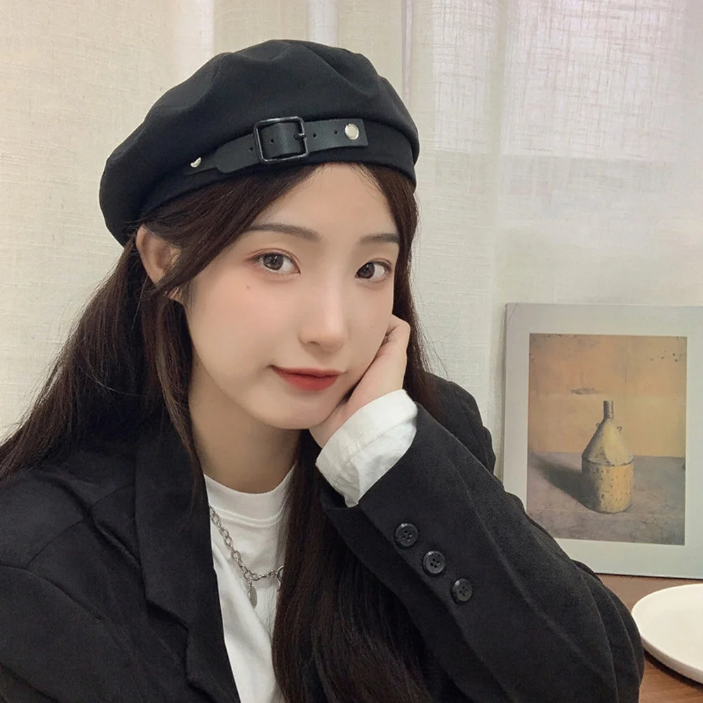 Simple French Beret Hat Vintage Solid Color Beret Hats Women Sun Protection Windproof Stylish Casual Wear
Simple French Beret Hat Vintage Solid Color Beret Hats Women Sun Protection Windproof Stylish Casual Wear