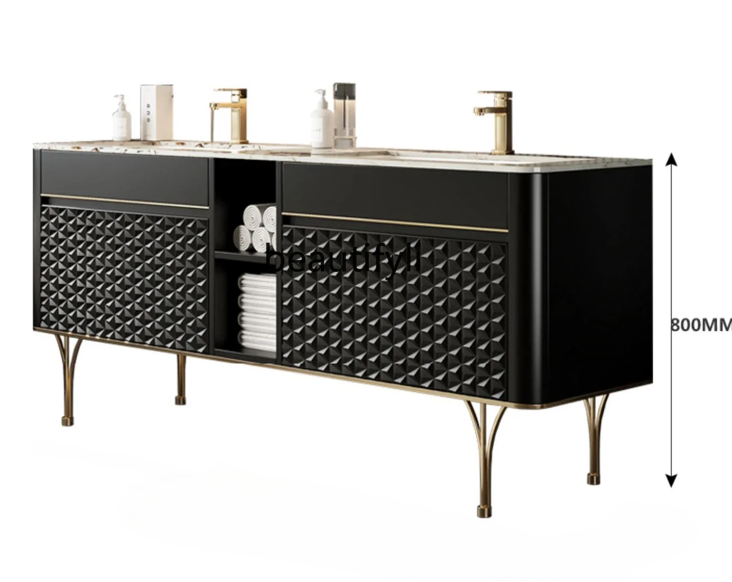 xxxItalian-Style Light Luxury Bathroom Cabinet Villa High-End Bathroom Modern Minimalist Floor Wash Basin Cabinet
xxxItalian-Style Light Luxury Bathroom Cabinet Villa High-End Bathroom Modern Minimalist Floor Wash Basin Cabinet