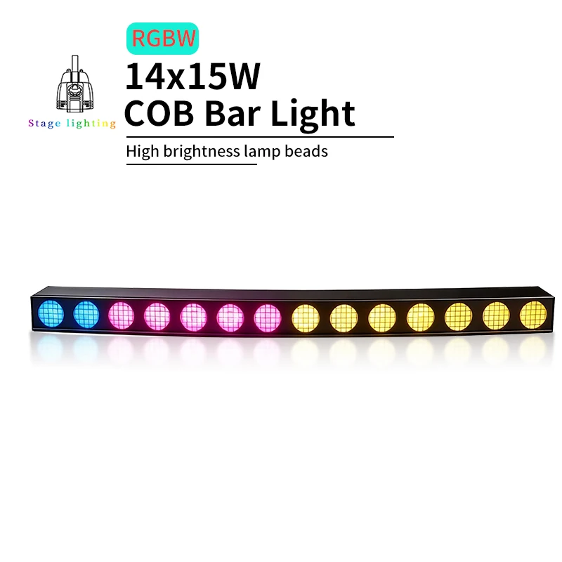 LED 14x15W Pixel COB Wall Washer RGBW DMX Stage Light Suitable for DJ Gigs Weddings and Stage Performances
LED 14x15W Pixel COB Wall Washer RGBW DMX Stage Light Suitable for DJ Gigs Weddings and Stage Performances