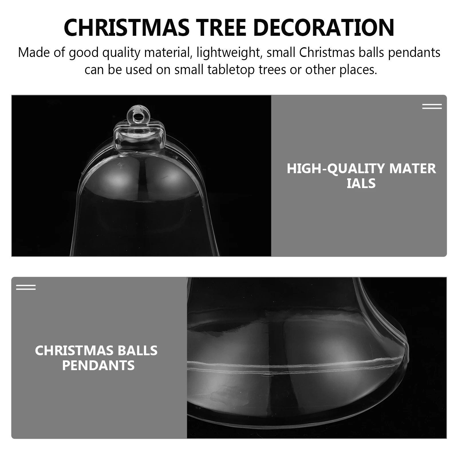 10pcs Candy Boxes Transparent Xmas Decor Practical Biscuit Clear Pendant Plastic Packing Bell Shaped Storage Display
10pcs Candy Boxes Transparent Xmas Decor Practical Biscuit Clear Pendant Plastic Packing Bell Shaped Storage Display
