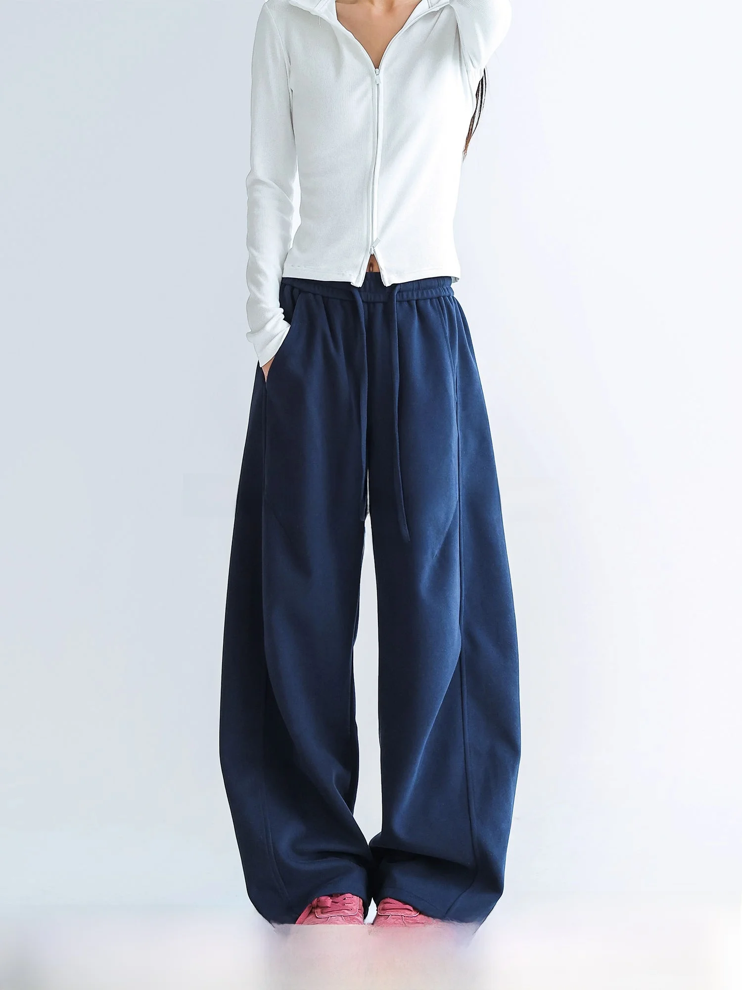 CHANT2nd женские повседневные свободные широкие брюки плиссированные удобные спортивные штаны Lazy Sle Spor с высокой талией длинные хлопковые штаны
CHANT2nd женские повседневные свободные широкие брюки плиссированные удобные спортивные штаны Lazy Sle Spor с высокой талией длинные хлопковые штаны