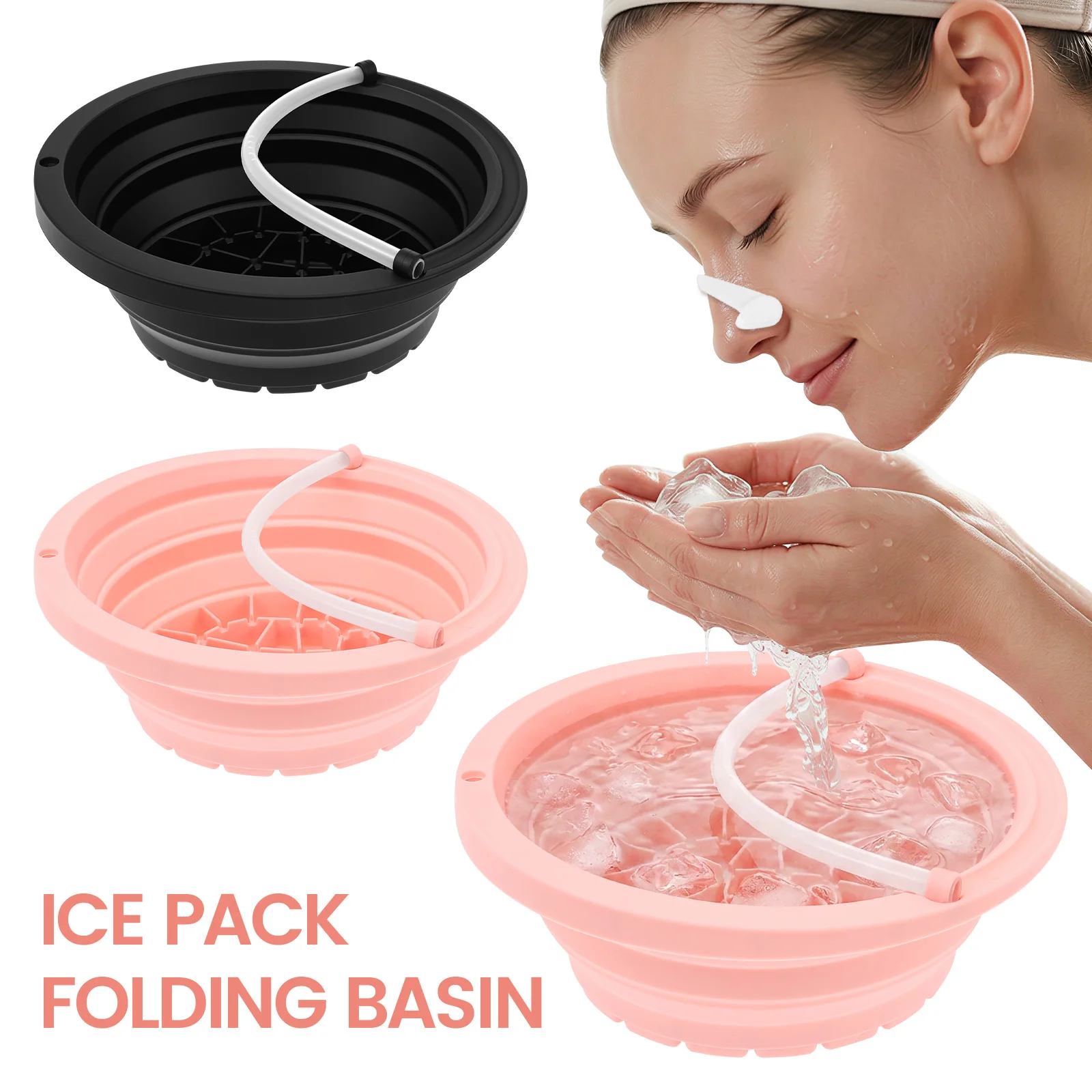 Foldable Face Ice Bath Bowl Silicone Cold Therapy Washbasin Portable Face Dipping Bowl for Puffiness Relief Soothe Skin Bathroom
Foldable Face Ice Bath Bowl Silicone Cold Therapy Washbasin Portable Face Dipping Bowl for Puffiness Relief Soothe Skin Bathroom