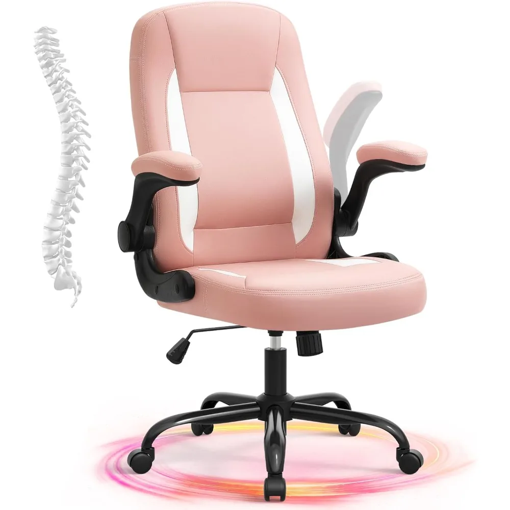 Pink Office Chair Executive Desk Chair with arms High Back Modern Computer Chairs for Women
Pink Office Chair Executive Desk Chair with arms High Back Modern Computer Chairs for Women