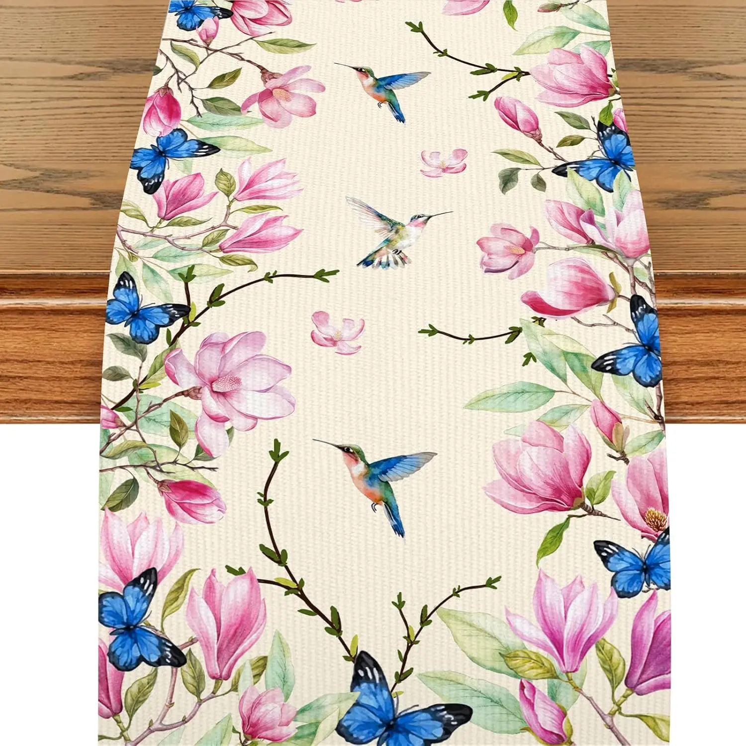 Spring Floral Birds Linen Table Runner Wedding Decor Summer Watercolor Flowers Butterfly Kitchen Dining Table Runner Party Decor
Spring Floral Birds Linen Table Runner Wedding Decor Summer Watercolor Flowers Butterfly Kitchen Dining Table Runner Party Decor