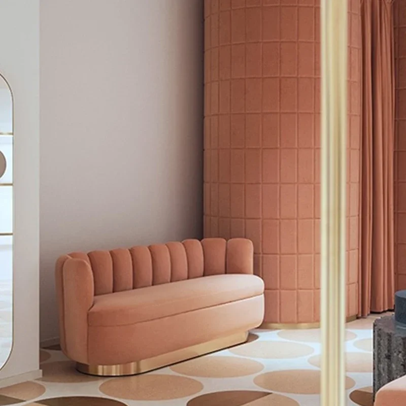 For Nordic Simple Light Luxury Single Sofa Modern Living Room Pink Sofa Set
For Nordic Simple Light Luxury Single Sofa Modern Living Room Pink Sofa Set