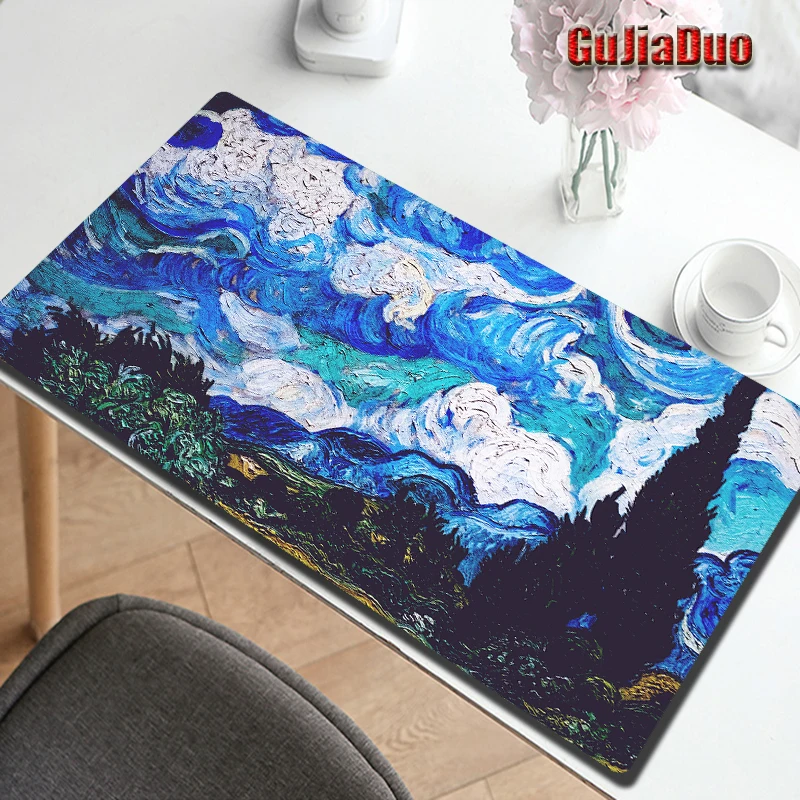 40x90 Painting Extra Large Art Mouse Pad Notebook Keyboard Table Pad Large Waterproof Non-slip Gaming Room Accessories Mousepad
40x90 Painting Extra Large Art Mouse Pad Notebook Keyboard Table Pad Large Waterproof Non-slip Gaming Room Accessories Mousepad