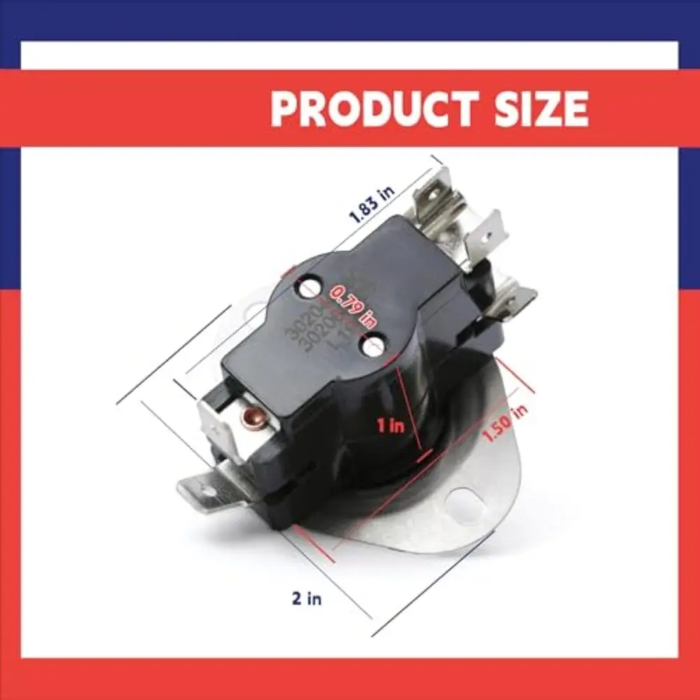 For Furnace Repair Limit Control Switch High Sensitivity Components Metal And Electronic Construction Standard Mounting Holes
For Furnace Repair Limit Control Switch High Sensitivity Components Metal And Electronic Construction Standard Mounting Holes