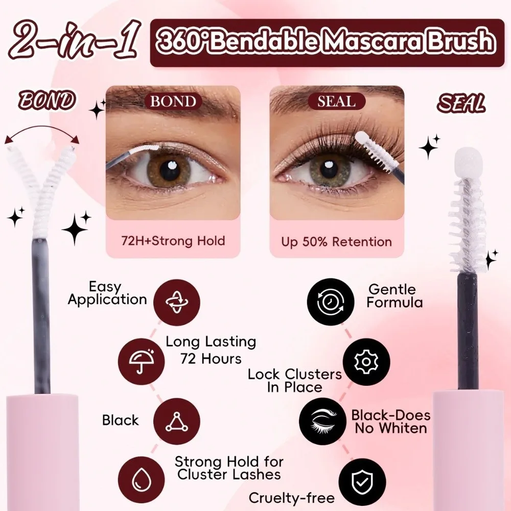 8-18mm Length False Eyelashes Bond and Seal Natural Look DIY Lash Extension Kit Wispy Style Cluster Design 3D Faux Mink Lash
8-18mm Length False Eyelashes Bond and Seal Natural Look DIY Lash Extension Kit Wispy Style Cluster Design 3D Faux Mink Lash