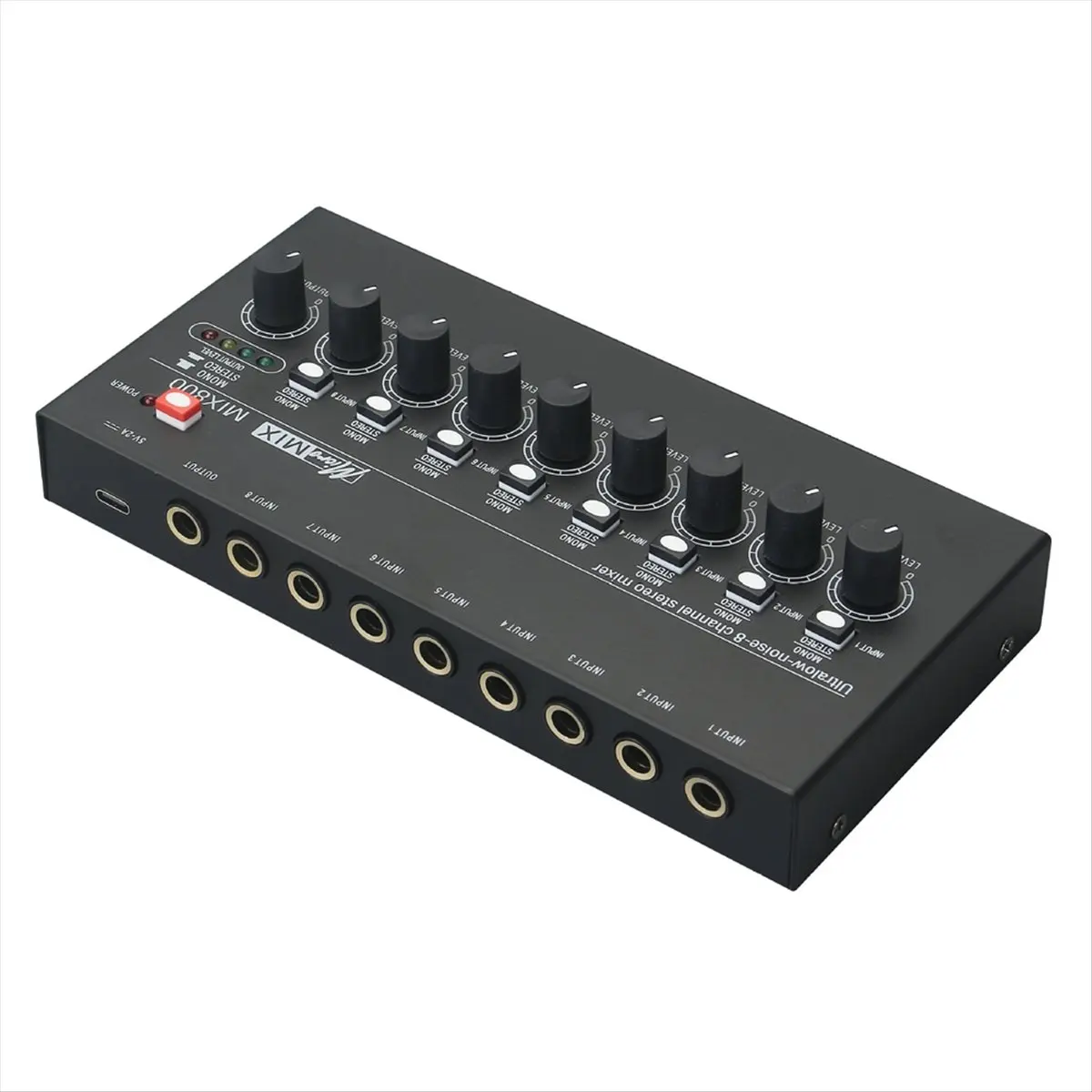 T19C MIX800 8-канальный ультранизкошумный стереомикшер, мини-профессиональный звуковой микшер, аудиомикшер
T19C MIX800 8-канальный ультранизкошумный стереомикшер, мини-профессиональный звуковой микшер, аудиомикшер