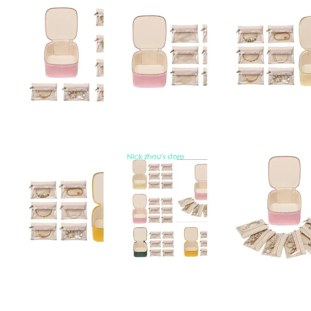 E15E Jewelry Storage Case Practical Jewelry Holder for Women Convenient Earrings Box
E15E Jewelry Storage Case Practical Jewelry Holder for Women Convenient Earrings Box
