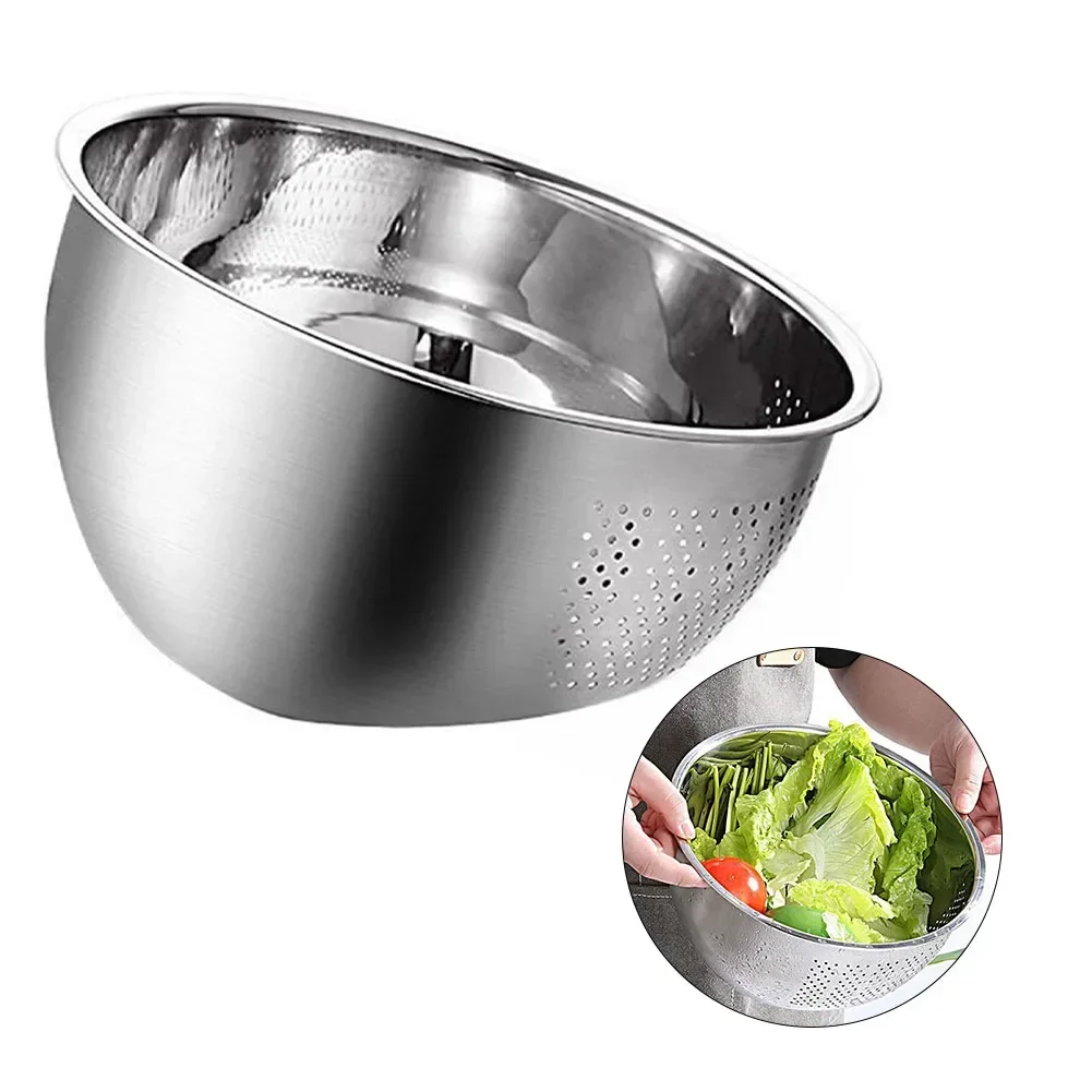 Rice Washing Bowl Stainless Steel Drainage Basket Slanted Bottom Rice Washing Basin Colander Basket kitchen tools sieb küche
Rice Washing Bowl Stainless Steel Drainage Basket Slanted Bottom Rice Washing Basin Colander Basket kitchen tools sieb küche