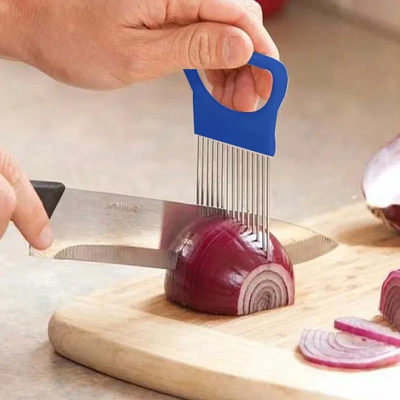 Multifunctional Cutting Aid Guide Holder Slicing Cutter Stainless Steel Onion Slicer Tomato Vegetable Holder Cutter OK 0259
Multifunctional Cutting Aid Guide Holder Slicing Cutter Stainless Steel Onion Slicer Tomato Vegetable Holder Cutter OK 0259