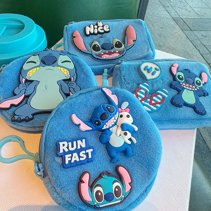 Cartoon Stitch Coin Purse Cute Anime Angel Portable Headphone Storage Bag Plush Purse Bag Pendant Schoolbag Decoration Gifts
Cartoon Stitch Coin Purse Cute Anime Angel Portable Headphone Storage Bag Plush Purse Bag Pendant Schoolbag Decoration Gifts