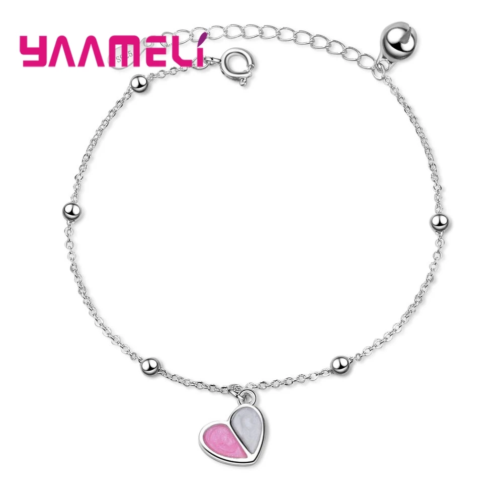 Cheapest Price 100% 925 Sterling Silver Romantic Pretty Heart Pendant Hot Selling Bracelet For Women Ladies Accessories
Cheapest Price 100% 925 Sterling Silver Romantic Pretty Heart Pendant Hot Selling Bracelet For Women Ladies Accessories