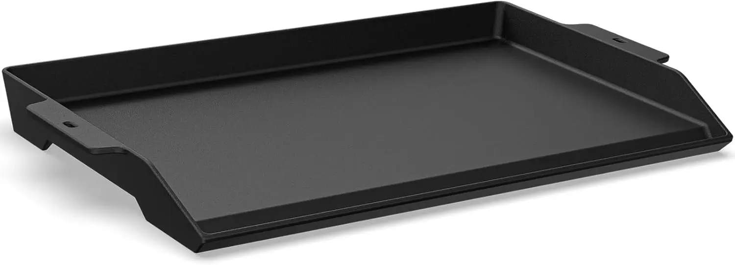 Large 23x16 Inch Cast Iron Griddle for Gas & Charcoal Grills, Non-Stick Enamel Surface with High Sidewalls
Large 23x16 Inch Cast Iron Griddle for Gas & Charcoal Grills, Non-Stick Enamel Surface with High Sidewalls