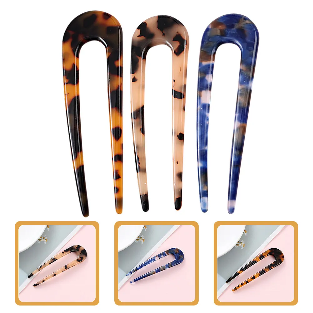 3Pcs French Hairpins U Shape Pins Acetate Clips for Women Hair Accessories Thin Thick Hair Styling Tools Elegant
3Pcs French Hairpins U Shape Pins Acetate Clips for Women Hair Accessories Thin Thick Hair Styling Tools Elegant