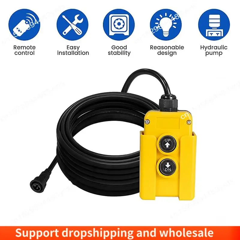 AA86 4 Wire Dump Trailer Remote Control Switch For Hydraulic Pump 12V DC For Lift Winch Dump Bed
AA86 4 Wire Dump Trailer Remote Control Switch For Hydraulic Pump 12V DC For Lift Winch Dump Bed
