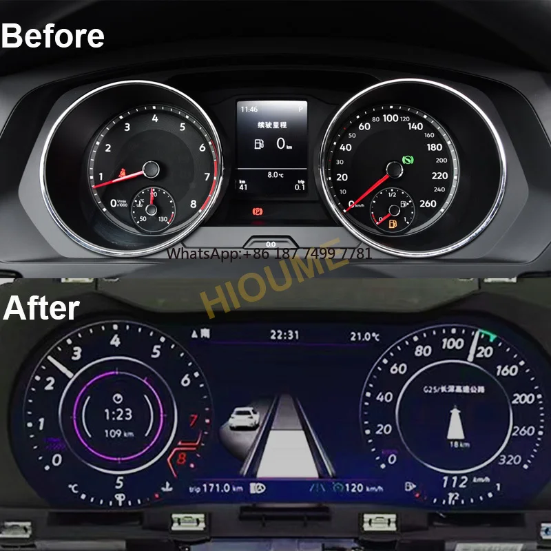12.5 Inch Instrument Cluster CockPit LCD Speedometer Digital Dashboard Panel Virtual for . . 2010-2021
12.5 Inch Instrument Cluster CockPit LCD Speedometer Digital Dashboard Panel Virtual for . . 2010-2021