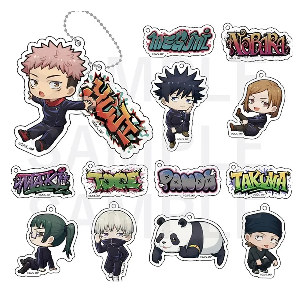 Anime Yuji Megumi Maki Nobara Game 2 Keychain Doll Acrylic Keyring Pendant for Gift
Anime Yuji Megumi Maki Nobara Game 2 Keychain Doll Acrylic Keyring Pendant for Gift