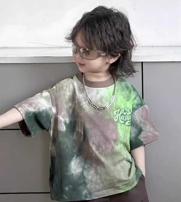 Childrens T-shirt New Boys Colorful Short Sleeved Summer Baby Childrens Clothing Printed Short Sleeved Kids T-shirt
Childrens T-shirt New Boys Colorful Short Sleeved Summer Baby Childrens Clothing Printed Short Sleeved Kids T-shirt
